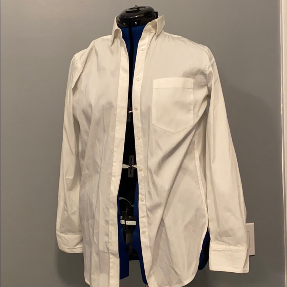 White button down dress shirt